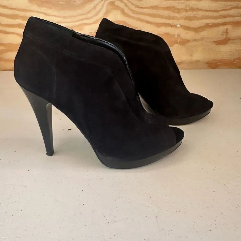 Nine West Elegant Black Suede Women's Heels